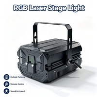 Luces Láser Bluetooth 3D de 12w con Control DMX512, Proyector de Haz de Animación para Bodas, DJ, Discotecas y Espectáculos