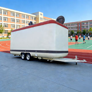 Chariot alimentaire remorquable en acier inoxydable à 2 roues, chariot à snacks, chariot de vente ambulant universel pour crème glacée, vêtements, thé au lait, café, plats épicés - Product Image 4