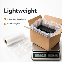 Rouleau de film gonflable en PE pour l'emballage de cartons avec protection amortissante, gain de place