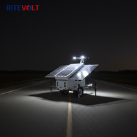 Tarımsal Yollar, Tema Parkları Kullanımı İçin Taşınabilir ve Mobil Güneş Enerjili Güvenlik Aydınlatma Treyleri - Ritevolt RST-3P