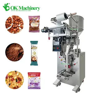 Fully Automatic Multifunctional Vertical Rice Grain Nut Popcorn Potato Chips Nitrogen Packing Machine