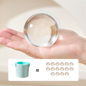 Custom Logo Easy Release Silicone Large <b>Ice</b> Ball Mold Whiskey <b>Ice</b> Sphere Tray Round <b>Ice</b> <b>Maker</b> for Cocktail Home Bar Coffee - Product Image 3