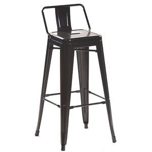Muestra Gratuita de Taburetes de Bar Modernos y Conjuntos de Comedor para Restaurante, Taburetes Negros, Sillas de Bar, Silla de Bar Metálica <span class=keywords><strong>Tolix</strong></span> Blanca con Asiento de <span class=keywords><strong>Madera</strong></span> - Product Image 2