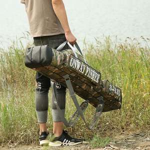 กระเป๋าใส่คันเบ็ดแบบแข็ง 170 ซม. 1 ชิ้น สำหรับคันเบ็ดตกปลา  ตัวอย่างผ้าฟรี - Product Image 4