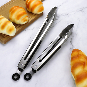 9 Inch and 12 Inch Stainless Steel Kitchen <b>Tong</b> Set Non slip Locked <b>Serving</b> Food <b>Tong</b> - Product Image 5