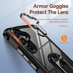 Armure tpu pc anneau de support Combo antichoc Transparent couverture arrière <span class=keywords><strong>pochette</strong></span> pour <span class=keywords><strong>Samsung</strong></span> Galaxy A54 A52 A32 <span class=keywords><strong>5G</strong></span> étuis - Product Image 5
