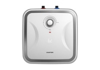Petit chauffe-eau électrique de 15L pour la cuisine et la salle de bain geyser à la demande sans réservoir boîtier en plastique à commande anglaise