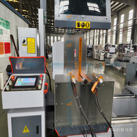 Scie à découper automatique CNC à double tête pour profilés en aluminium, pour fenêtres en PVC/UPVC, motorisée 380V/220V
