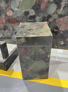 Baxter table de salle à manger en marbre lagos table de salle à manger rectangulaire en marbre de luxe italien moderne vert nature - Product Image 6