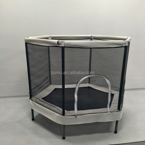 <span class=keywords><strong>Trampoline</strong></span> pour bébé Zoshine 5 pieds, <span class=keywords><strong>petit</strong></span> <span class=keywords><strong>trampoline</strong></span> pour enfants, pour la famille, le jardin, la maison, le fitness, avec 6 pieds, filet de sécurité et panier de basket-ball - Product Image 2