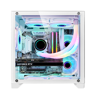 SNOWMAN Hot Sales Micro ATX Computer Case&Tower for Desktop PC Gaming Cabinet With Tempered Glass