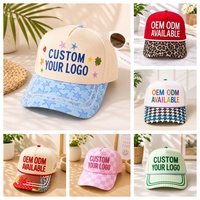 Gorra de Béisbol con Logotipo Personalizado, Franja Roja y Blanca, Corona con Puntos Azules, Bordado, OEM, ODM, Gorra de Algodón al por Mayor, Gorra Trucker