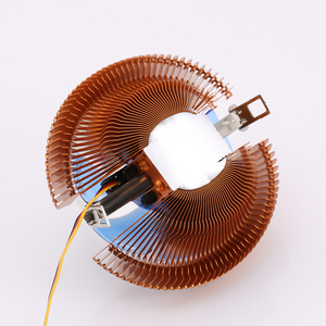 Air CPU cooler LGA 2011 computadora CPU fan 3pin E5 placa base iluminada Quiet <span class=keywords><strong>Desktop</strong></span> PC para X79 X99 2099 - Product Image 3