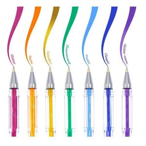 ชุดปากกาเจลพลาสติก Bonvan 100 สี นีออน พาสเทล เมทัลลิก กลิตเตอร์ หัวปากกาขนาด 0.5/0.7/1.0 มม. ความกว้างเส้นเขียน 1.0 มม. สำหรับใช้ในสำนักงานและโรงเรียน - Product Image 2