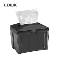 Distributeur de mouchoirs en papier pour le visage, petit et compact, en plastique, de luxe, pour table, CDWK