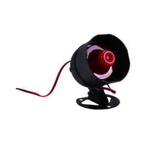 Zumbadores <span class=keywords><strong>de</strong></span> alarma antirrobo duraderos al por mayor, carcasas <span class=keywords><strong>de</strong></span> plástico negro, altavoces <span class=keywords><strong>de</strong></span> alarma y Sirena electrónica fuerte - Product Image 1