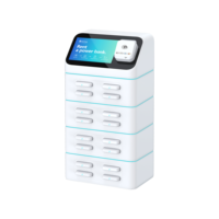 Nuevo Lanzamiento 2026: Máquina Expendedora de Power Banks para Restaurantes, POS con 16 Ranuras, Estación de Carga y Alquiler de Celulares y Laptops, Kiosco con Pantalla Publicitaria