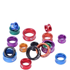 Anello per Zampe di Pappagallo 10P, Anello di Identificazione per Uccelli Giovani, Lega Elettroplaccata, Anello Chiuso con Scritta Casuale - Product Image 2