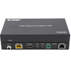 Extensor HDMI de 18 Gbps Compatible con 4K a 60 Hz, <span class=keywords><strong>YUV</strong></span> 4:4:4, CEC, HBR 7.1 Canales con POC, HDCP2.2, Compatible con ARC por Cat5e Cat6 hasta 100 m - Product Image 1