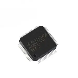 Microcontrôleurs Flash 16 MHz RISC PQFP64, marquage MSP430F235, nouvel original IC 16 bits