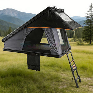 Tente de toit de luxe 4x4 pour camping en plein air, tente de toit rigide avec échelle et panneau solaire - Product Image 6