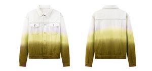 Giacche in Denim Tie-Dye Personalizzate LAYENNE, <span class=keywords><strong>Giacca</strong></span> Vintage di Marca con Bottoni, Antivento per Uomo <span class=keywords><strong>e</strong></span> Donna - Product Image 4