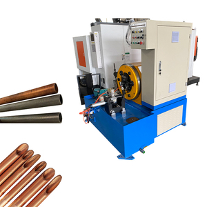 Machine automatique <span class=keywords><strong>de</strong></span> fabrication <span class=keywords><strong>de</strong></span> tubes à ailettes filetés en aluminium et en cuivre, tube à ailettes basses en spirale extrudé, échangeur <span class=keywords><strong>de</strong></span> chaleur pour radiateur - Product Image 1