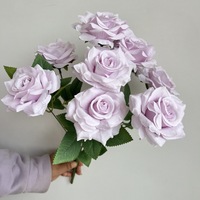 Usine En Gros Fleurs Artificielles Rose Rouge Rose Bouquet De Fleurs Fleurs Roses Bouquet Accessoires De Décoration Intérieure