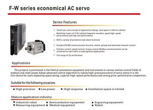 มอเตอร์ AC พร้อมไดรเวอร์ รุ่น Factory Absolute Encoder 3000rpm 80MM Flange 2.4NM 9A 750W - Product Image 3
