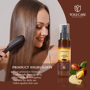 Spray Capilar Reparador Anti-Frizz Hidratante con Argán Marroquí YOGI CARE, Spray Reparador de Cabello con Protección Térmica - Product Image 4