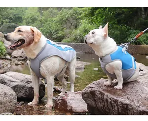 Joymay Evaporative Big Dogs Cooling Vest Jacket Coat Ice Shreds Sunscreen Insulated Pet Cooling Clothes Suitable For Summer