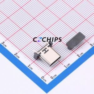 HC-TYPE-C-16P-LT01A USB Connector SMD Connector ( Connector Type: Type-C )( Gender: Female )( Mounting Type: Vertical Mount ) - Product Image 1