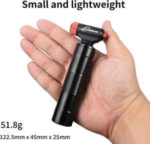 Inflador de Bicicleta Manual de <span class=keywords><strong>CO2</strong></span> Ctrepower, Compatible con Válvulas Presta/Schrader, Cartuchos Roscados de 12 x 16 g, para Bicicletas de Carretera/<span class=keywords><strong>MTB</strong></span>/Híbridas - Product Image 6