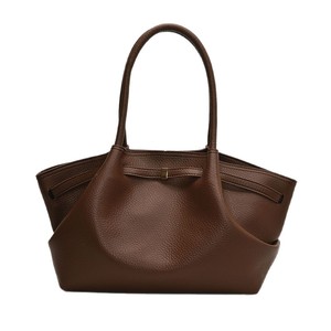 Women Tote <b>Bag</b> Solid Color Large Capacity Zipper Closure Everyday Casual Fashion Shoulder Handbag - Product Image 1