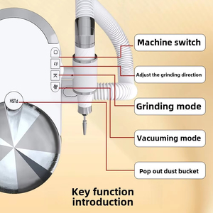 Professional 2 in 1 Brushless Motor <b>Nail</b> Drill Machine Low Noise Vacuum Dust Collector Manicure Tool for <b>Nail</b> Salon Home Use - Product Image 4