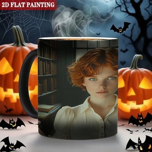 Frosted Black Ceramic Mug 11oz Heat Changing <b>Magic</b> <b>Cup</b> For Hot Cocoa Lovers - Product Image 6