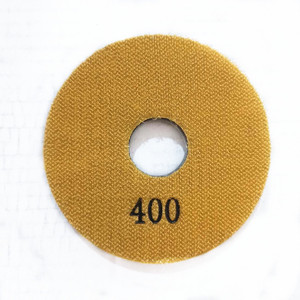 Tampon de <span class=keywords><strong>polissage</strong></span> diamanté flexible JDK 4 pouces 7 étapes pour granit, quartzite, béton, pierre d'ingénierie, utilisation humide et sèche 100 mm - Product Image 4