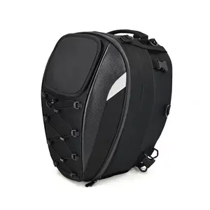 Dual Use Motorcycle Tail Seat Bag Travel Outdoor Dry Waterproof Helmet Bag for Motorbike