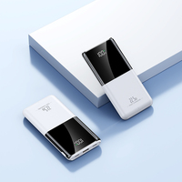 Chargeur portable avec écran LED, charge rapide 22,5 W, batterie externe avec câble intégré