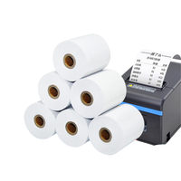 Rouleau thermique léger à très lourd 80x80, 55, 60, 65, 70 g/m², qualité A, sans mandrin, papier pour caisse enregistreuse, marque MX
