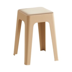 Modern Minimalist <b>Plastic</b> <b>Stool</b> 28cm Stackable Home Living Room Furniture - Product Image 5