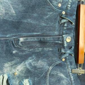 Pantalones Vaqueros de Mezclilla Cargo de Pierna Recta con Lavado Vintage, Estilo Urbano Personalizado para Hombre - Product Image 6