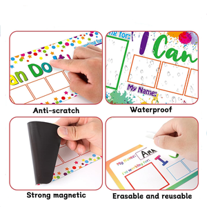 Tableau de récompenses magnétiques I Can Do It Token Board Tableau de comportement à la maison Étoile positive Boîte d'objectifs personnalisable Incitations - Product Image 2