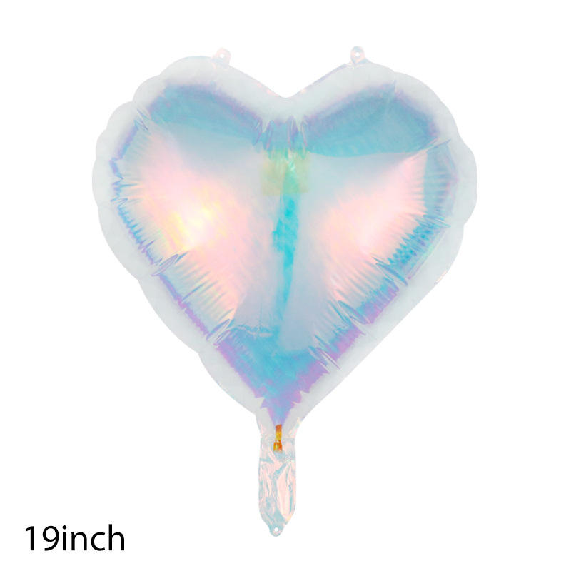 หัวใจใสสีสันสดใส19นิ้ว