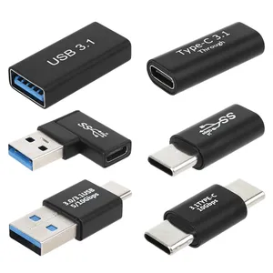 10GB סוג C ל-usb 3.0 זכר נקבה מתאם OTG USB C כדי סוג C זכר נקבה טעינת נתונים אוניברסלי ממיר
