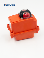 Vanne de régulation motorisée COKVER mini, étanche, haute température, en plastique, avec actionneur électrique simple ou double effet