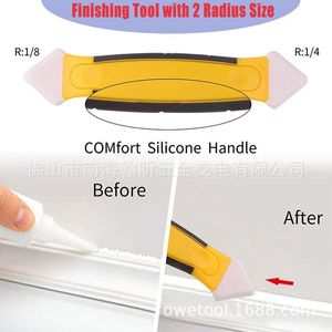 HIFESON 3Pcs <b>Putty</b> Knife Set <b>Plastic</b> Blade Triangular Shape For Grouting And Caulking Tools - Product Image 3
