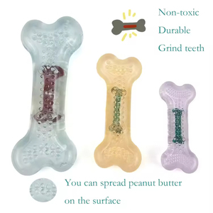 Offre Spéciale – Jouet à Mâcher Écologique pour Chien, Non Toxique, en Forme d'Os, Matériau TPR, pour Entraînement Interactif et Dents Sensibles, Convient à Tous les Types de Chiens - Product Image 3