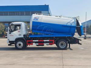 China Manufacturer Dongfeng D7 Septic Tank Truck,Water Ring Vacuum Pump for Sewage, Fecal Sludge Collection in Tropical Regions - Product Image 4