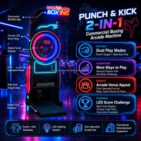 Machine de jeu électronique d'arcade de boxe et de kick-boxing pour parc d'attractions, jeu de combat fitness, prix abordable à vendre